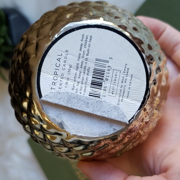 West Emory | Pineapple Tropical Scented Candle - Picture 8 of 12